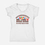 Meh & Meh-Womens-V-Neck-Tee-erion_designs