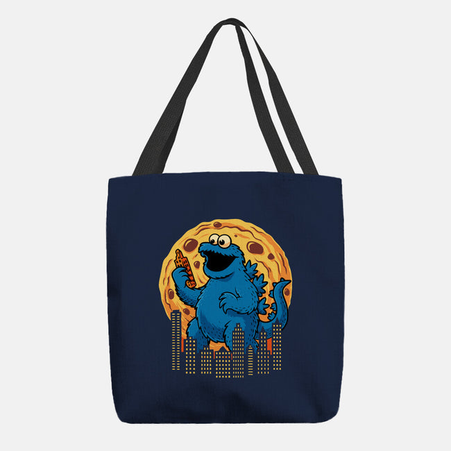 Cookizilla-None-Basic Tote-Bag-erion_designs