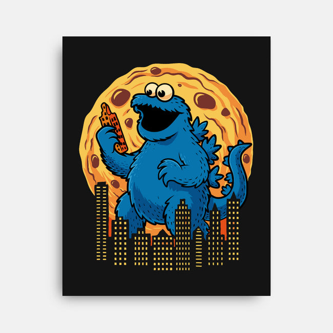 Cookizilla-None-Stretched-Canvas-erion_designs