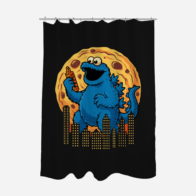 Cookizilla-None-Polyester-Shower Curtain-erion_designs