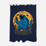 Cookizilla-None-Polyester-Shower Curtain-erion_designs