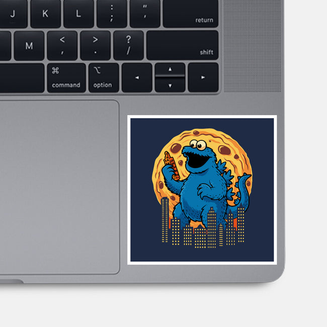 Cookizilla-None-Glossy-Sticker-erion_designs