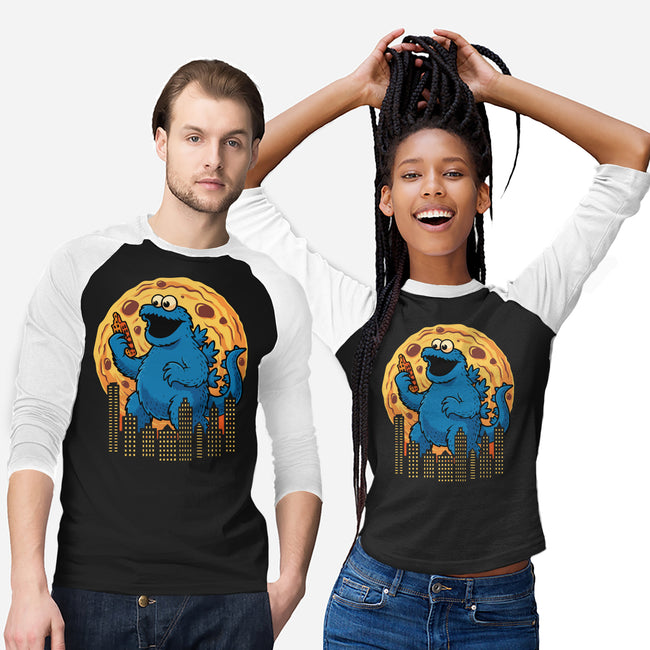Cookizilla-Unisex-Baseball-Tee-erion_designs
