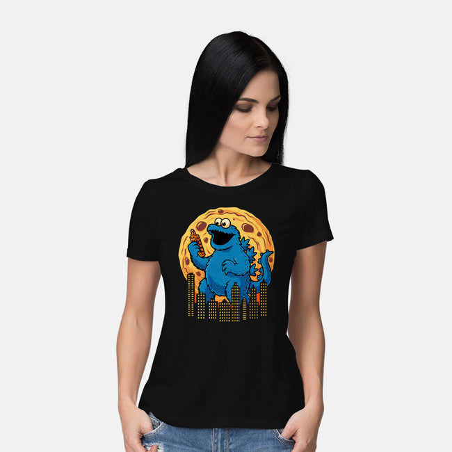 Cookizilla-Womens-Basic-Tee-erion_designs