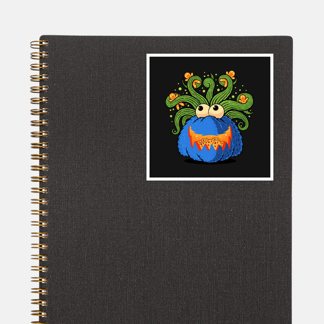 Pumpkin Monster Attack-None-Glossy-Sticker-erion_designs
