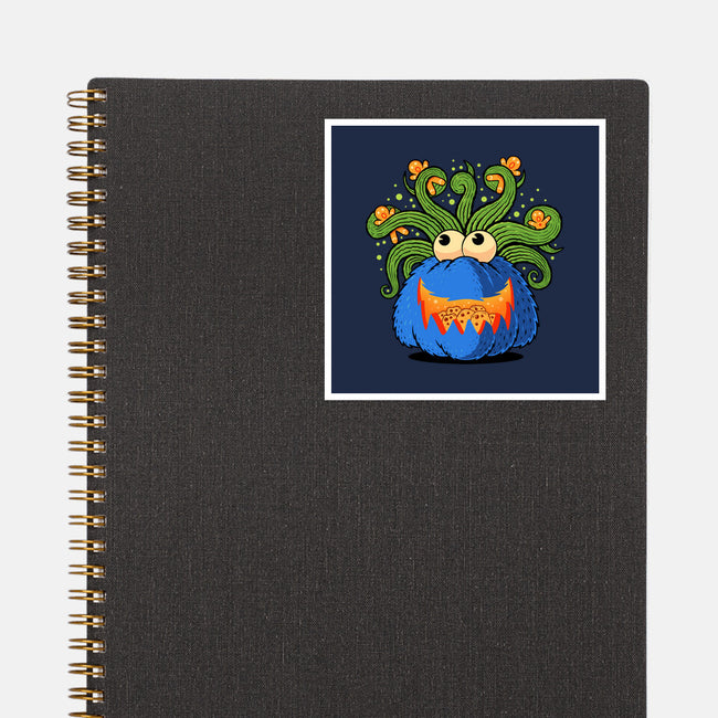 Pumpkin Monster Attack-None-Glossy-Sticker-erion_designs