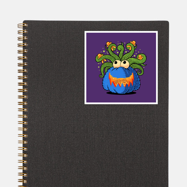 Pumpkin Monster Attack-None-Glossy-Sticker-erion_designs
