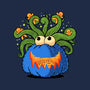 Pumpkin Monster Attack-Mens-Basic-Tee-erion_designs