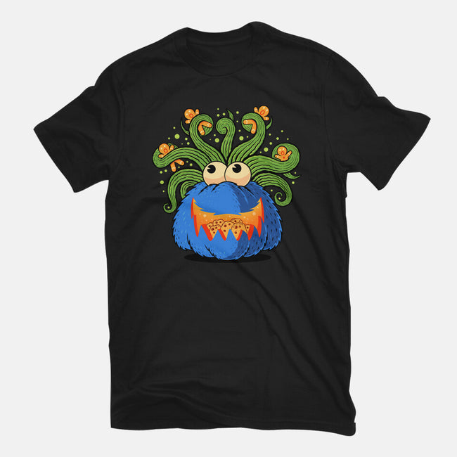 Pumpkin Monster Attack-Mens-Basic-Tee-erion_designs