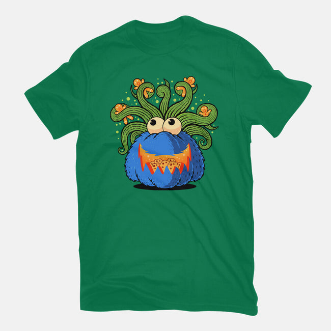 Pumpkin Monster Attack-Mens-Basic-Tee-erion_designs