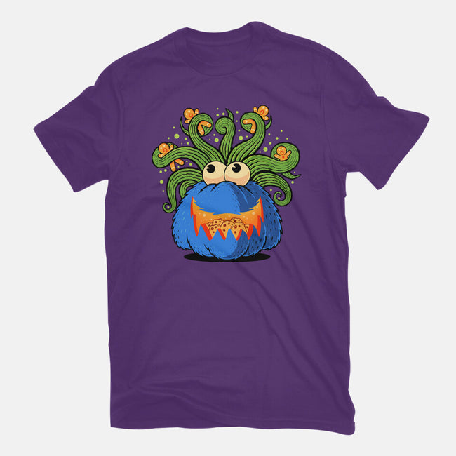 Pumpkin Monster Attack-Mens-Basic-Tee-erion_designs