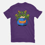 Pumpkin Monster Attack-Mens-Basic-Tee-erion_designs