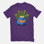 Pumpkin Monster Attack-Womens-Fitted-Tee-erion_designs