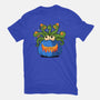 Pumpkin Monster Attack-Mens-Basic-Tee-erion_designs