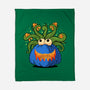 Pumpkin Monster Attack-None-Fleece-Blanket-erion_designs