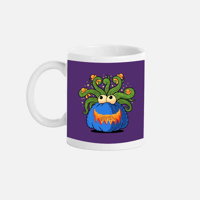 Pumpkin Monster Attack-None-Mug-Drinkware-erion_designs