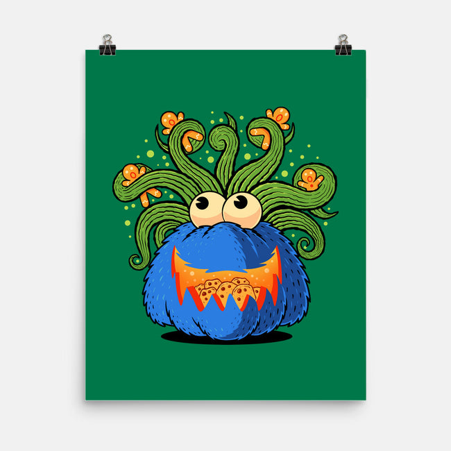 Pumpkin Monster Attack-None-Matte-Poster-erion_designs