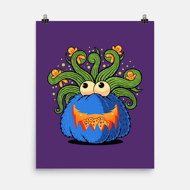 Pumpkin Monster Attack-None-Matte-Poster-erion_designs