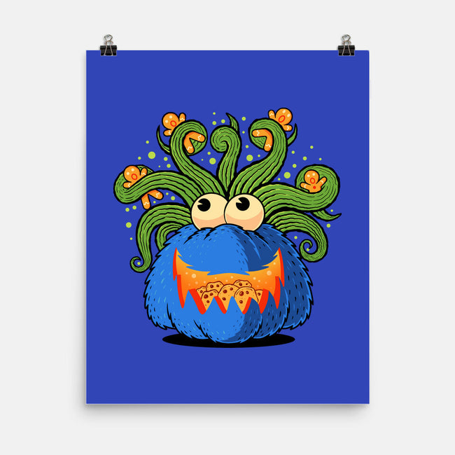 Pumpkin Monster Attack-None-Matte-Poster-erion_designs
