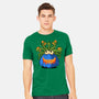Pumpkin Monster Attack-Mens-Heavyweight-Tee-erion_designs