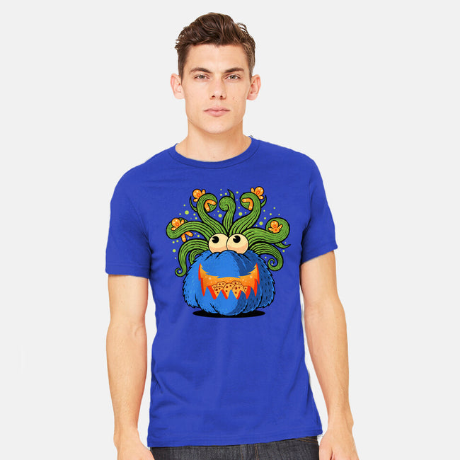 Pumpkin Monster Attack-Mens-Heavyweight-Tee-erion_designs
