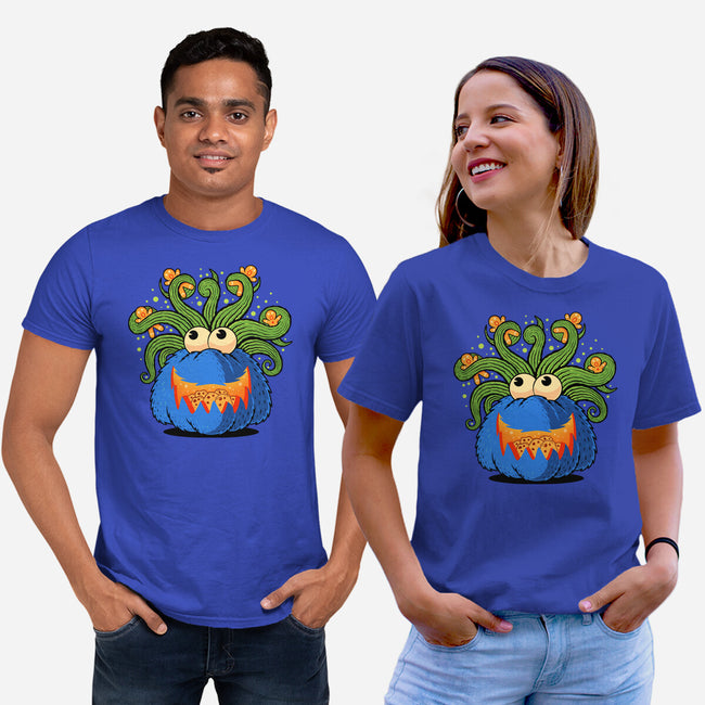 Pumpkin Monster Attack-Unisex-Basic-Tee-erion_designs