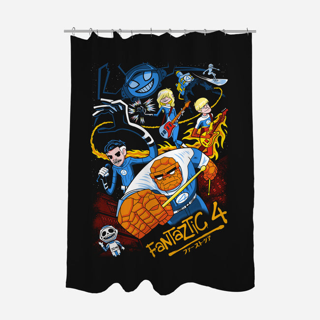 Fantaztic 4-None-Polyester-Shower Curtain-PrimePremne