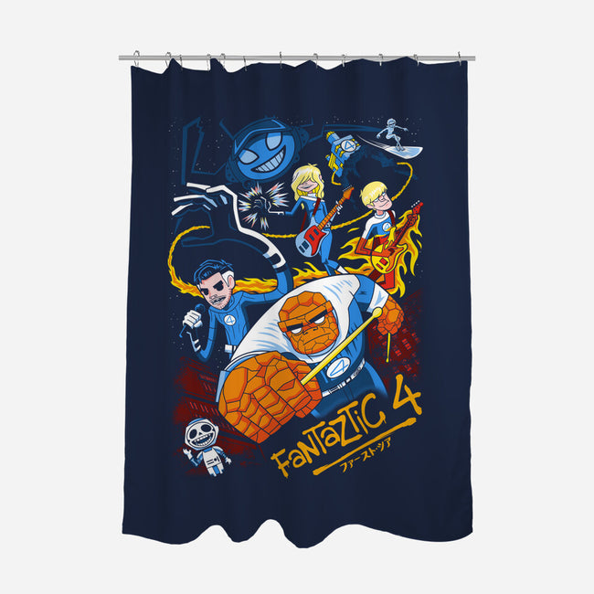 Fantaztic 4-None-Polyester-Shower Curtain-PrimePremne