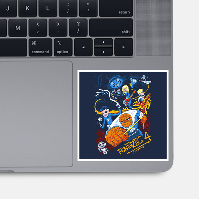 Fantaztic 4-None-Glossy-Sticker-PrimePremne