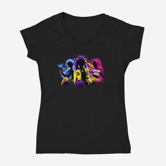The Huntrix-Womens-V-Neck-Tee-hypertwenty
