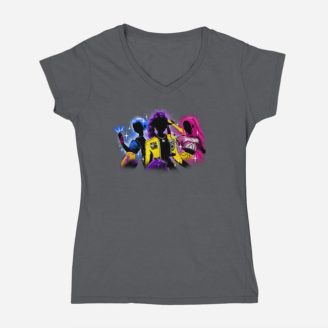 The Huntrix-Womens-V-Neck-Tee-hypertwenty