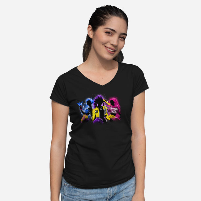 The Huntrix-Womens-V-Neck-Tee-hypertwenty
