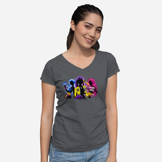 The Huntrix-Womens-V-Neck-Tee-hypertwenty
