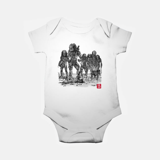 Seven Hunters Sumi-e-Baby-Basic-Onesie-DrMonekers