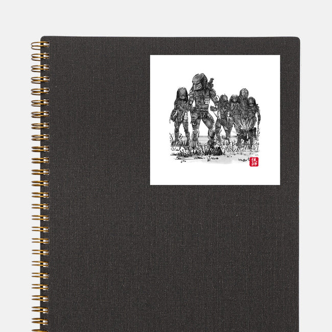 Seven Hunters Sumi-e-None-Glossy-Sticker-DrMonekers
