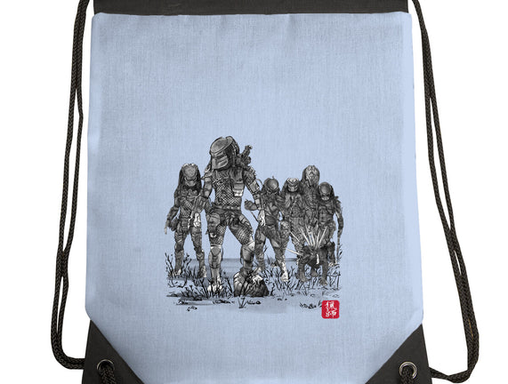 Seven Hunters Sumi-e