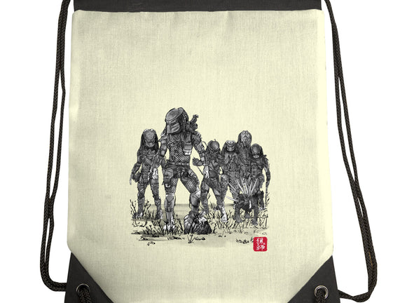 Seven Hunters Sumi-e