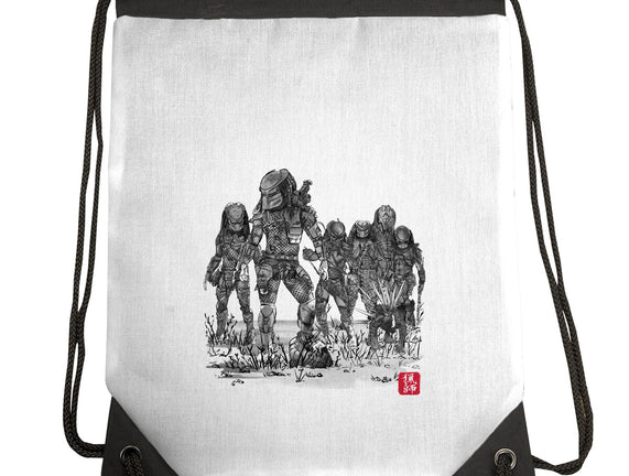 Seven Hunters Sumi-e
