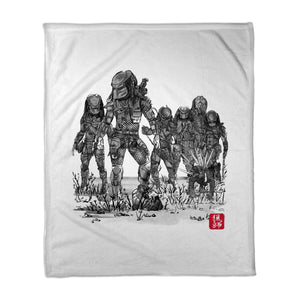 Seven Hunters Sumi-e