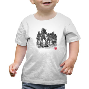 Seven Hunters Sumi-e