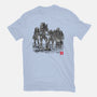 Seven Hunters Sumi-e-Womens-Fitted-Tee-DrMonekers