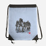 Seven Hunters Sumi-e-None-Drawstring-Bag-DrMonekers