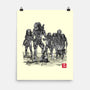 Seven Hunters Sumi-e-None-Matte-Poster-DrMonekers