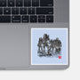 Seven Hunters Sumi-e-None-Glossy-Sticker-DrMonekers