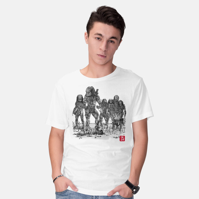 Seven Hunters Sumi-e-Mens-Basic-Tee-DrMonekers