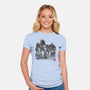 Seven Hunters Sumi-e-Womens-Fitted-Tee-DrMonekers