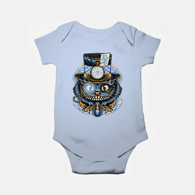 Welcome To Wonderland-Baby-Basic-Onesie-glitchygorilla