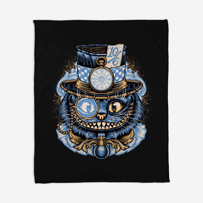 Welcome To Wonderland-None-Fleece-Blanket-glitchygorilla