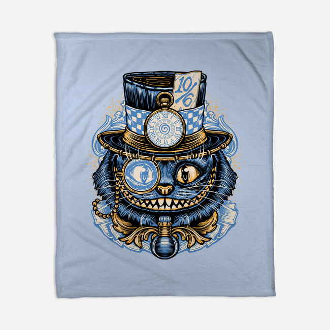 Welcome To Wonderland-None-Fleece-Blanket-glitchygorilla