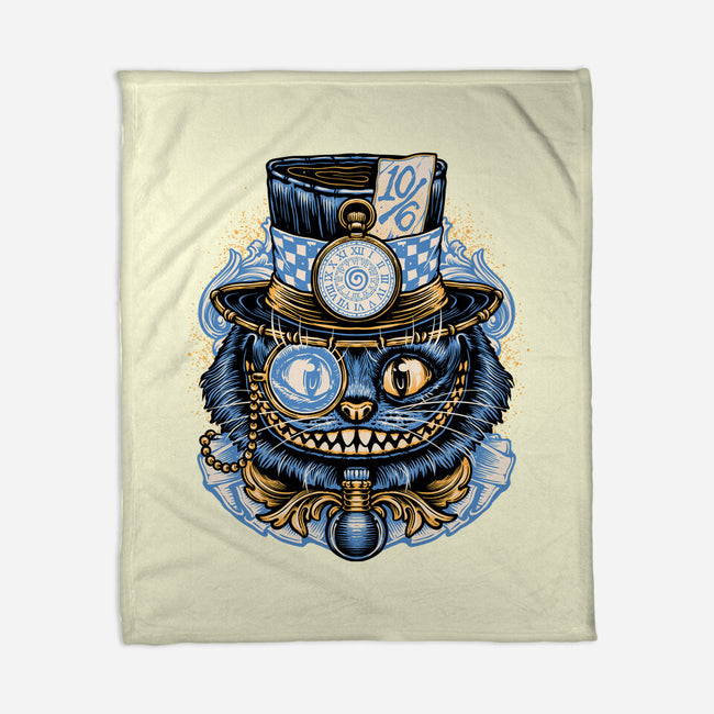 Welcome To Wonderland-None-Fleece-Blanket-glitchygorilla
